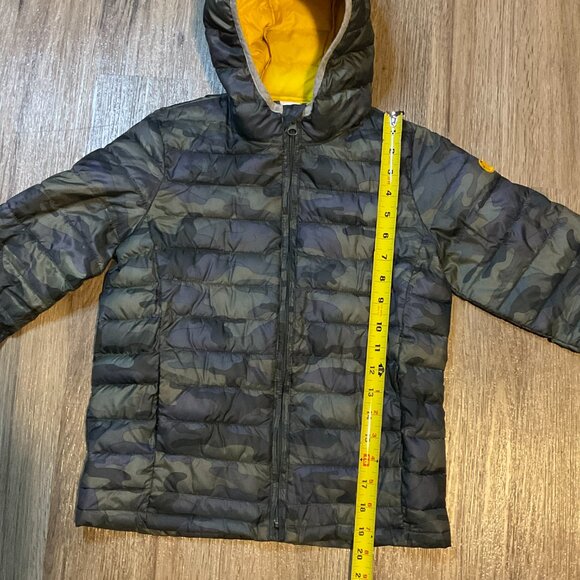 GAP‎ Kids Camo ColdControl Lightweight Puffer Jacket Size Small 6-7 - Picture 10 of 10